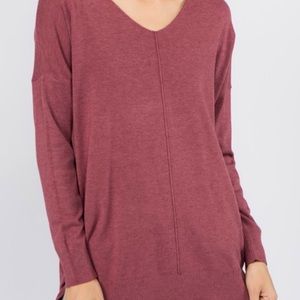 Light Maroon Sweater
